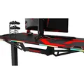 ULTRADESK Spieltisch FORCE - rot, 166x70 cm, 76.5 cm, mit XXL-Mauspad