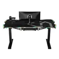 ULTRADESK Spieltisch FORCE - grau, 166x70 cm, 76.5 cm, mit XXL-Mauspad