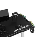 ULTRADESK Spieltisch FORCE SNOW - weiß, 166x70 cm, 76.5 cm, mit XXL-Mauspad