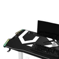 Weiteres Produktbild ULTRADESK Spieltisch FORCE SNOW - weiß, 166x70 cm, 76.5 cm, mit XXL-Mauspad
