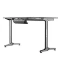 ULTRADESK Spieltisch FRAG - BLACK, 140x66 cm, 76 cm, mit XXL-Mauspad, mit Ultradesk BEAM