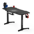 ULTRADESK Spieltisch FRAG - GRAPHITE, 140x66 cm, 76 cm, mit XXL-Mauspad, mit Ultradesk BEAM