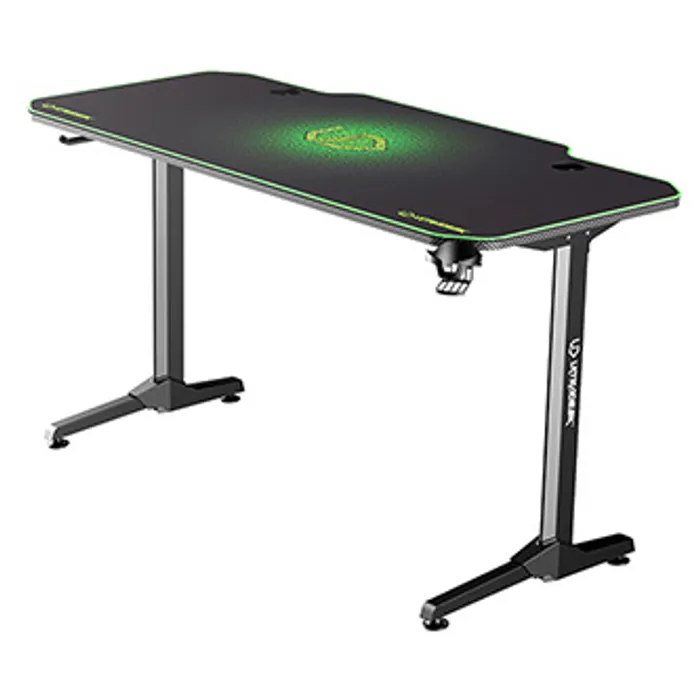 Hauptproduktbild ULTRADESK Herní stůl FRAG - GREEN, 140x66 cm, 76 cm, s XXL podložkou pod myš, s ultradesk