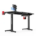 ULTRADESK Spieltisch FRAG - RED, 140x66 cm, 76 cm, mit XXL-Mauspad, mit Ultradesk BEAM