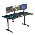 ULTRADESK Spieltisch FRAG XXL BLUE, 160 x 75 cm, 75 cm