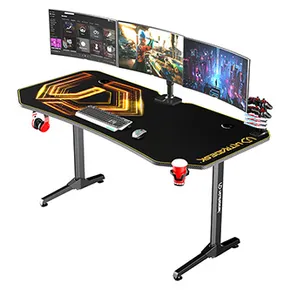 ULTRADESK Spieltisch FRAG XXL GOLD, 160 x 75 cm, 75 cm