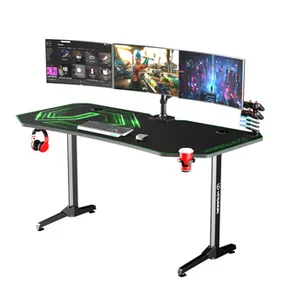 ULTRADESK Spieltisch FRAG XXL GREEN, 160 x 75 cm, 75 cm