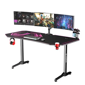 ULTRADESK Spieltisch FRAG XXL PINK, 160 x 75 cm, 75 cm