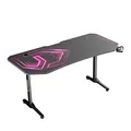 ULTRADESK Spieltisch FRAG XXL PINK, 160 x 75 cm, 75 cm