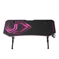 ULTRADESK Spieltisch FRAG XXL PINK, 160 x 75 cm, 75 cm
