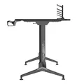 ULTRADESK Spieltisch GRAND BLACK, 160x75 cm, 70-80 cm