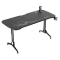 ULTRADESK Spieltisch GRAND BLACK, 160x75 cm, 70-80 cm