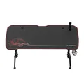 ULTRADESK Spieltisch GRAND RED, 160x75 cm, 70-80 cm