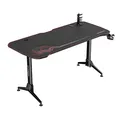 ULTRADESK Spieltisch GRAND RED, 160x75 cm, 70-80 cm