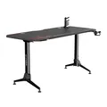 ULTRADESK Spieltisch GRAND RED, 160x75 cm, 70-80 cm