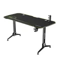 ULTRADESK Spieltisch GRAND YELLOW-GREEN, 160x75 cm, 70-80 cm