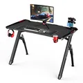 ULTRADESK Spieltisch INVADER - BLACK, 120x64 cm, 75 cm