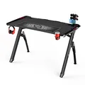 ULTRADESK Spieltisch INVADER - BLACK, 120x64 cm, 75 cm