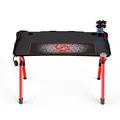 ULTRADESK Spieltisch INVADER - RED, 120x64 cm, 75 cm