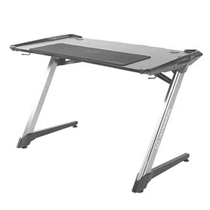 Hauptproduktbild ULTRADESK Herní stůl RACER, 120X64 cm, 77 cm, RGB podsvícení, se 4 XXL podložkami pod myš