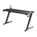 ULTRADESK Spieltisch SPACE XXL BLACK, 154x61 cm, 78 cm