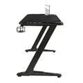 ULTRADESK Spieltisch SPACE XXL BLACK, 154x61 cm, 78 cm