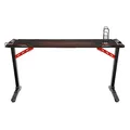 ULTRADESK Spieltisch SPACE XXL RED, 154x61 cm, 78 cm
