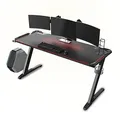 ULTRADESK Spieltisch SPACE XXL RED, 154x61 cm, 78 cm