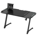 ULTRADESK SPACE XXL V2 BLACK Gaming Table, 144x70 cm, 75 cm, LED RGB Touch Lighting