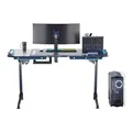 ULTRADESK SPACE XXL V2 BLACK Gaming Table, 144x70 cm, 75 cm, LED RGB Touch Lighting