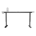 ULTRADESK Spieltisch Ultradesk CRUISER BLACK, 160x70 cm, 66-82 cm