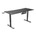 ULTRADESK Spieltisch Ultradesk CRUISER BLACK, 160x70 cm, 66-82 cm