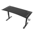 ULTRADESK Spieltisch Ultradesk CRUISER BLACK, 160x70 cm, 66-82 cm