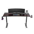 ULTRADESK Spieltisch Ultradesk CRUISER RED, 160x70 cm, 66-82 cm