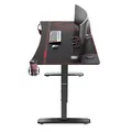ULTRADESK Spieltisch Ultradesk CRUISER RED, 160x70 cm, 66-82 cm