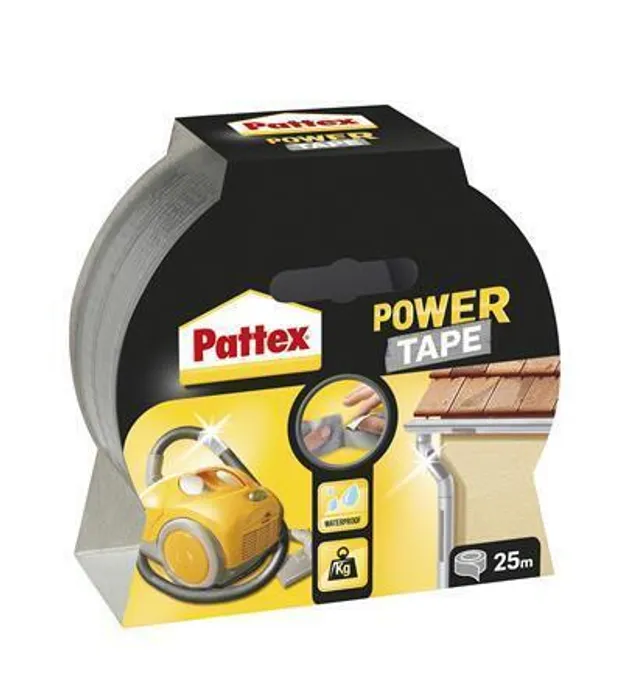 Hauptproduktbild Universální lepící páska, 50 mm x 25 m, HENKEL "Pattex Power Tap", stříbrná