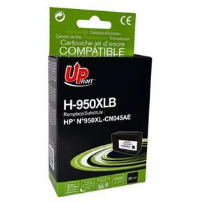 UPrint kompatible Tinte CN045AE, mit CN045AE, HP 950XL, schwarz, 2500 Seiten, 80ml, H-950XL-B, p