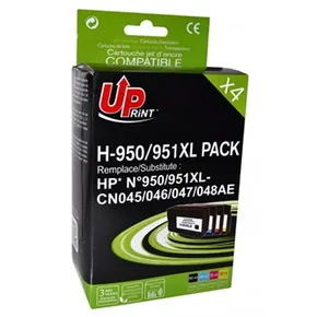 UPrint kompatibel Ink CN045AE, mit CN045AE, HP 950XL/951XL, 1xblack/1xcyan/1xmagenta/1xyellow, 2500+3x1500S, 80+3x25ml, H-950/951X