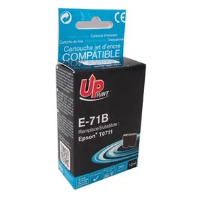 UPrint-kompatible Tinte mit C13T07114011, schwarz, 12 ml, E-71B, für Epson D78, DX4000, DX4050