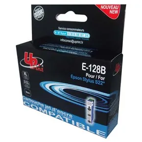 UPrint kompatibel Ink mit C13T12814010, black, 200S, 10ml, E-128B, für Epson Stylus S22, SX125, 420W, 425W, Stylus Office BX305