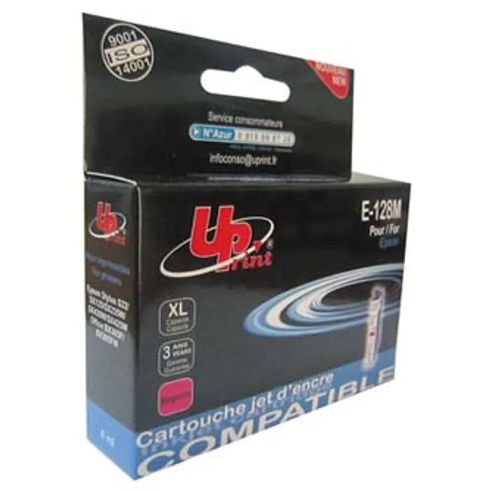 Hauptproduktbild UPrint kompatibilní ink s C13T12834011, magenta, 165str., 10ml, E-128M, pro Epson Stylus
