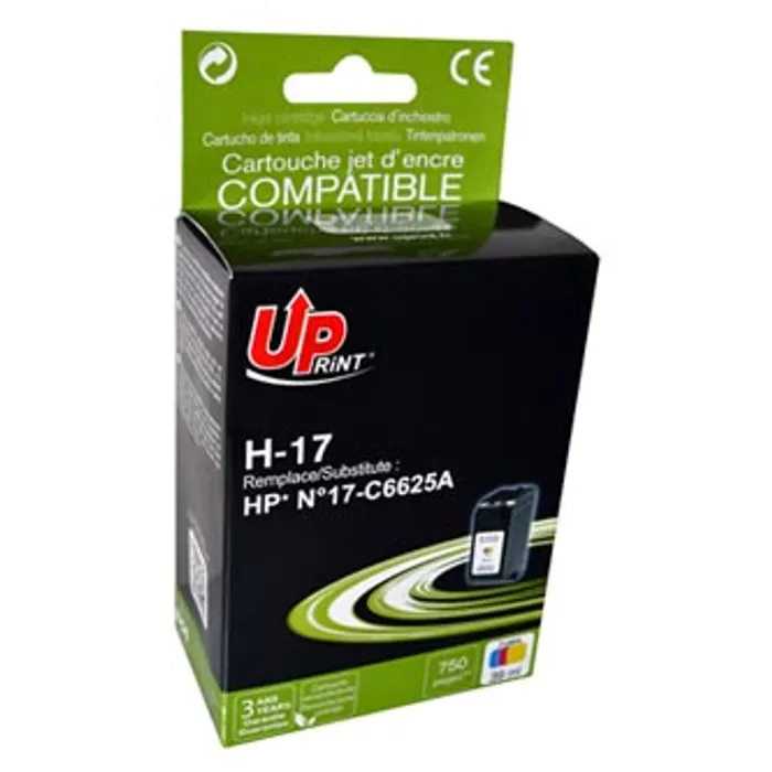 Hauptproduktbild UPrint kompatibilní ink s C6625AE, HP 17, color, 40ml, H-17CL, pro HP DeskJet 840, 843c,