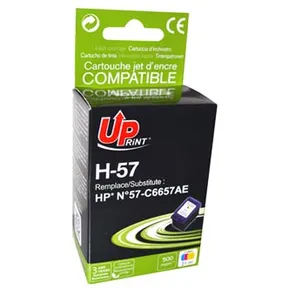 UPrint-kompatible Tinte mit C6657AE, Farbe, 21 ml, H-57CL, für HP DeskJet 450, 5652, 5150, 5