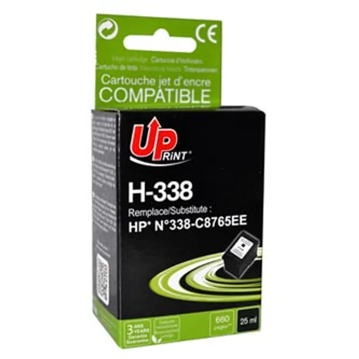 Hauptproduktbild UPrint kompatibilní ink s C8765EE, HP 338, black, 660str., 25ml, H-338B, pro HP Photosmar