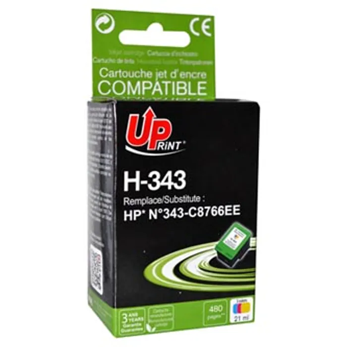 Hauptproduktbild UPrint kompatibilní ink s C8766EE, HP 343, color, 19ml, H-343CL, pro HP Photosmart 325, 3