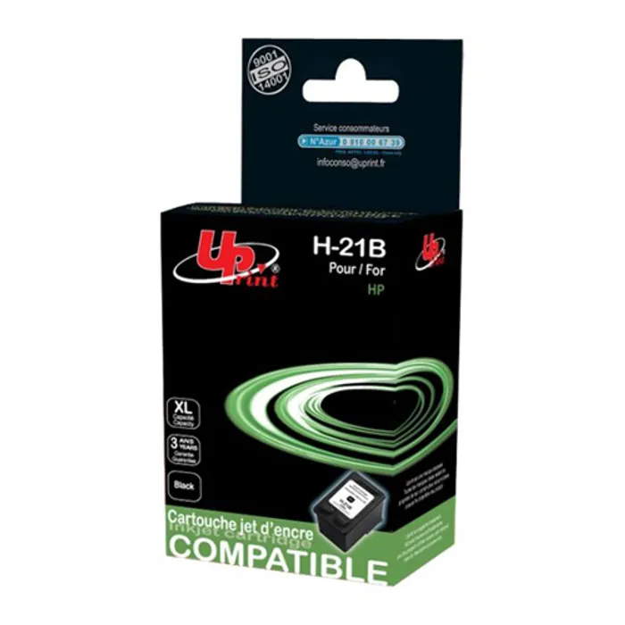 Hauptproduktbild UPrint kompatibilní ink s C9351AE, HP 21, black, 475str., 20ml, H-21B, pro HP PSC-1410, D