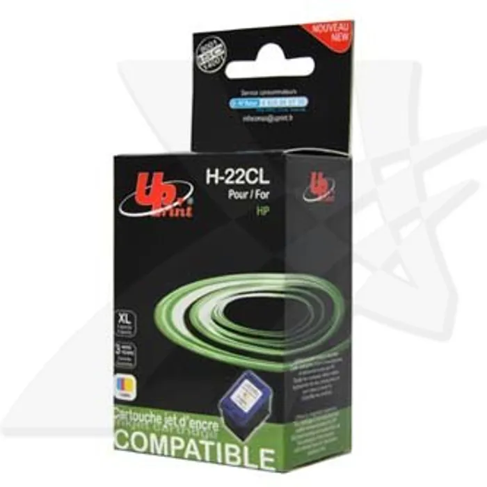 Hauptproduktbild UPrint kompatibilní ink s C9352AE, HP 22, color, 18ml, H-22CL, pro HP PSC-1410, DeskJet F