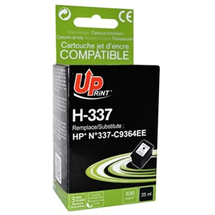 Hauptproduktbild UPrint kompatibilní ink s C9364EE, HP 337, black, 25ml, H-337B, pro HP Photosmart D5160,