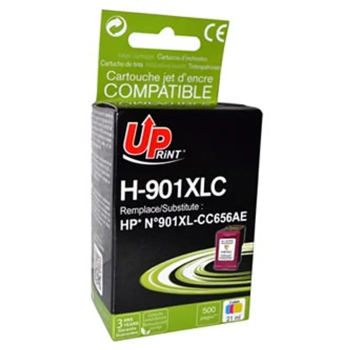 Hauptproduktbild UPrint kompatibilní ink s CC656AE, HP 901, color, 21ml, pro HP OfficeJet J4580