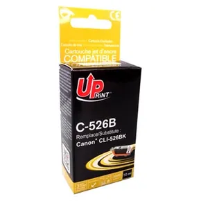 UPrint kompatible Tinte mit CLI526BK, schwarz, 10ml, C-526B, mit Chip, für Canon Pixma MG5150